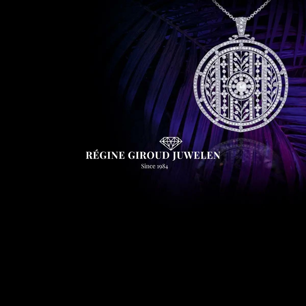 Elegante Schmuck-Website für Régine Giroud Juwelen AG